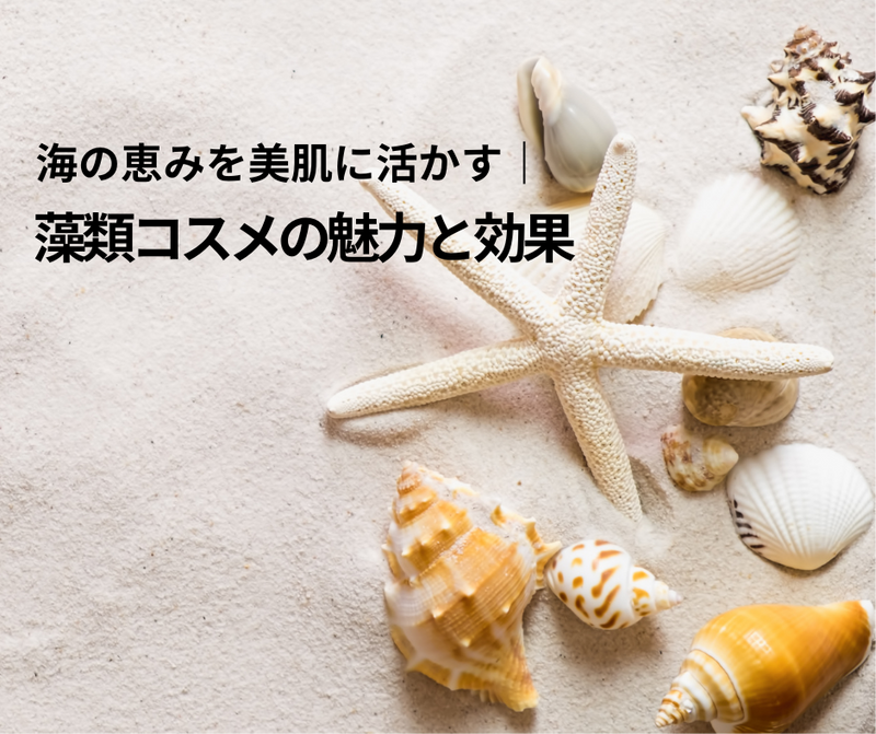 海の恵みを美肌に活かす！藻類コスメの魅力と効果