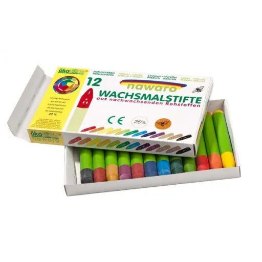 エコノーム 蜜ろうクレヨン12色 (紙箱)