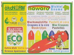 エコノーム ミツロウクレヨン 6色